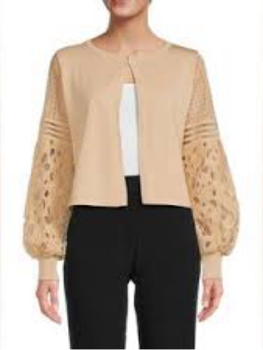 Sioni Tan Cardigan Sz Medium